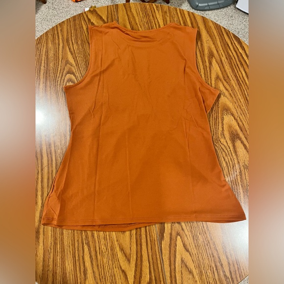 Zenana Burnt Orange Tank Top - Size Large - Picture 2 of 8
